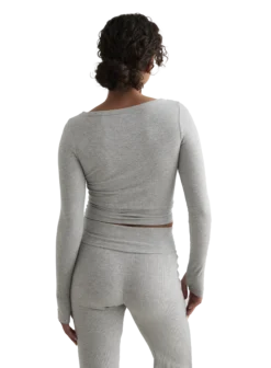 AIM´Nease ribbed long sleeve top