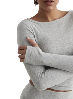 AIM´Nease ribbed long sleeve top