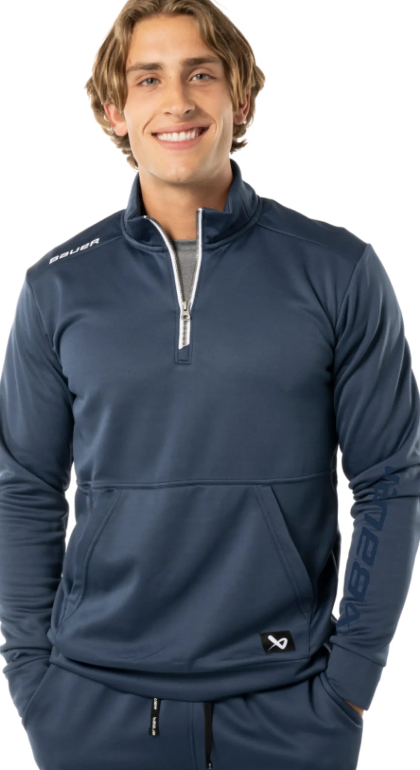 BAUERbauer team fleece 1/2 zip - navy - barn