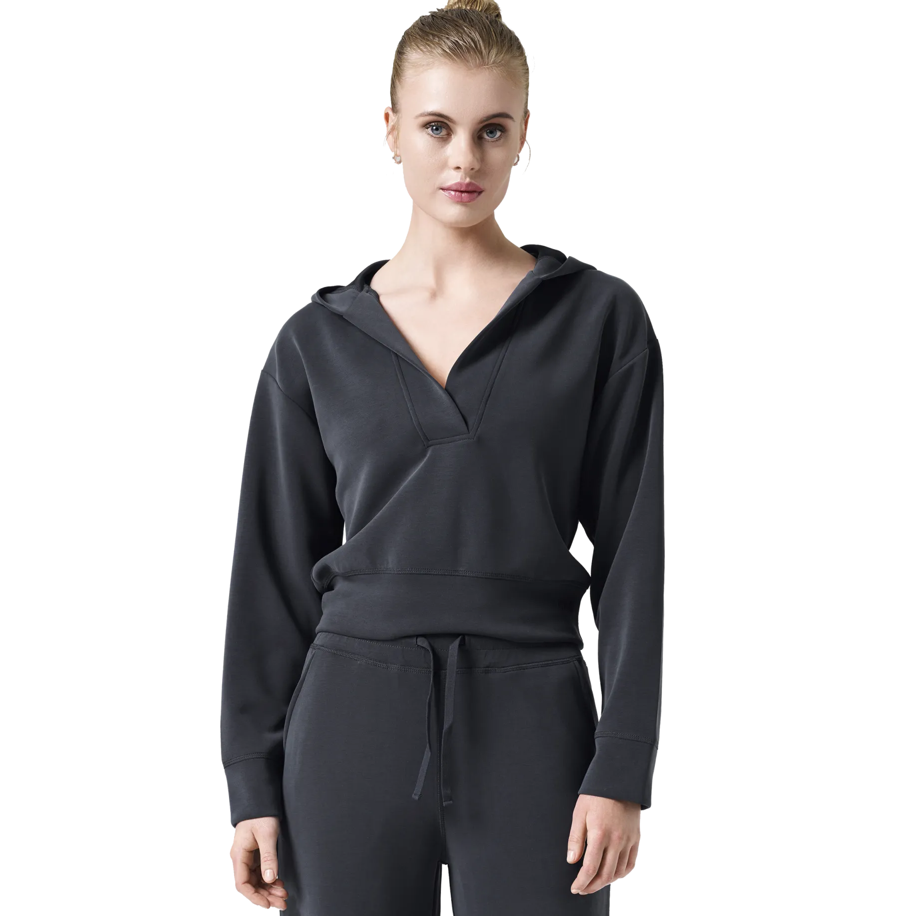 CASALLp v-neck hood w