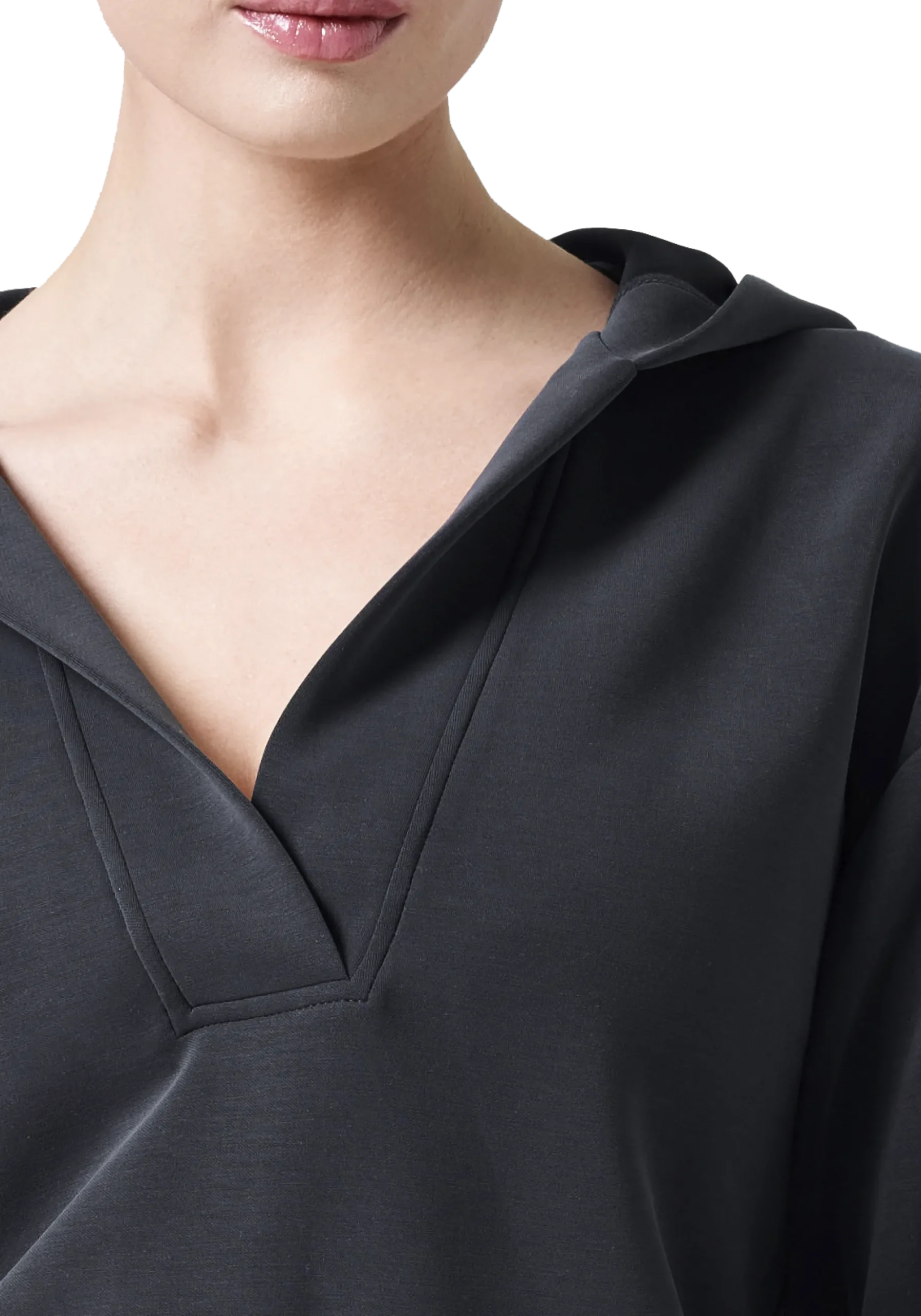 CASALLp v-neck hood w
