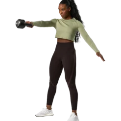 ICANIWILLimpact seamless ls crop top
