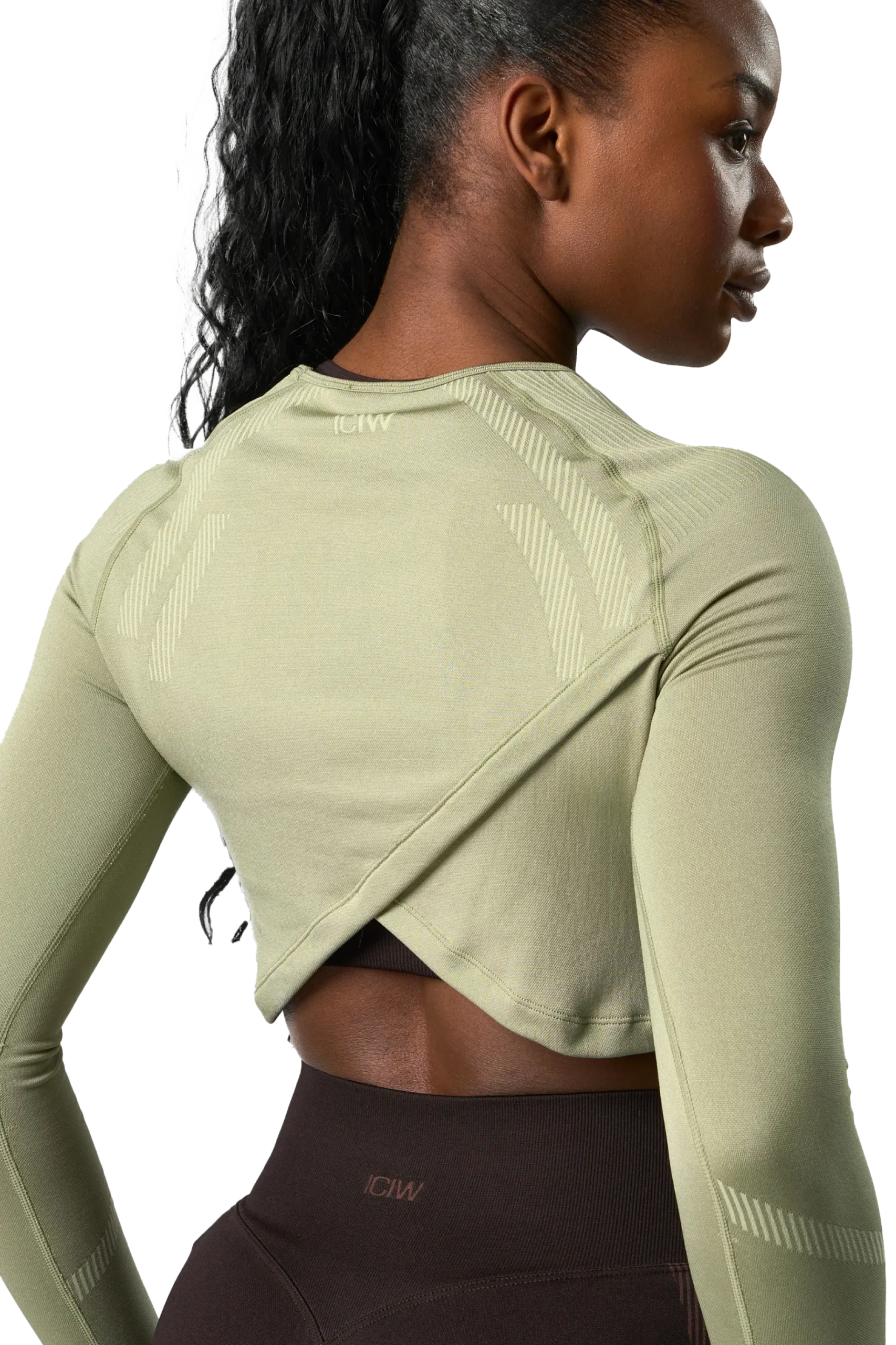 ICANIWILLimpact seamless ls crop top