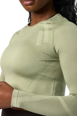 ICANIWILLimpact seamless ls crop top