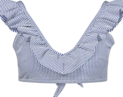MARINE CLASSICfrill bikini top w