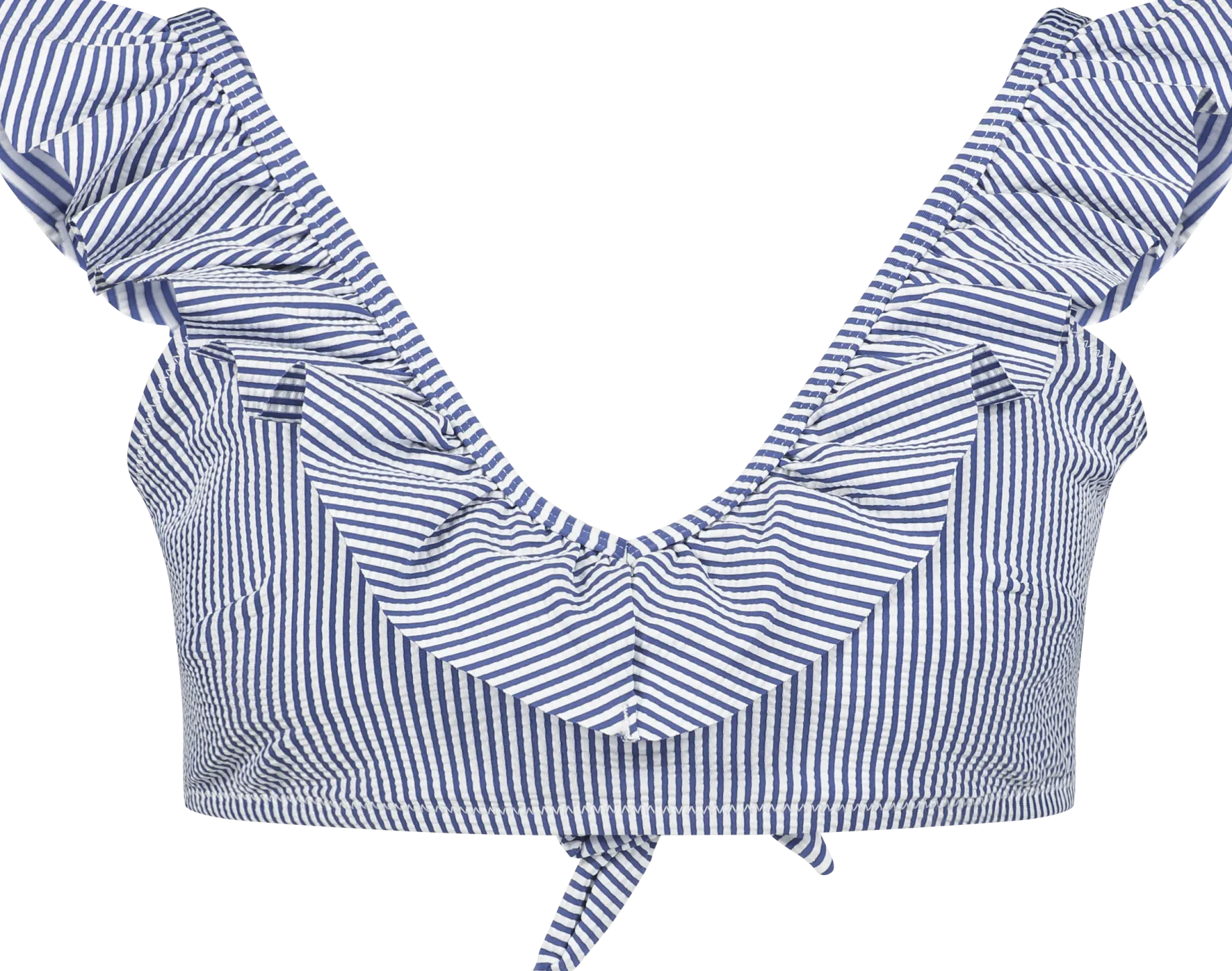 MARINE CLASSICfrill bikini top w