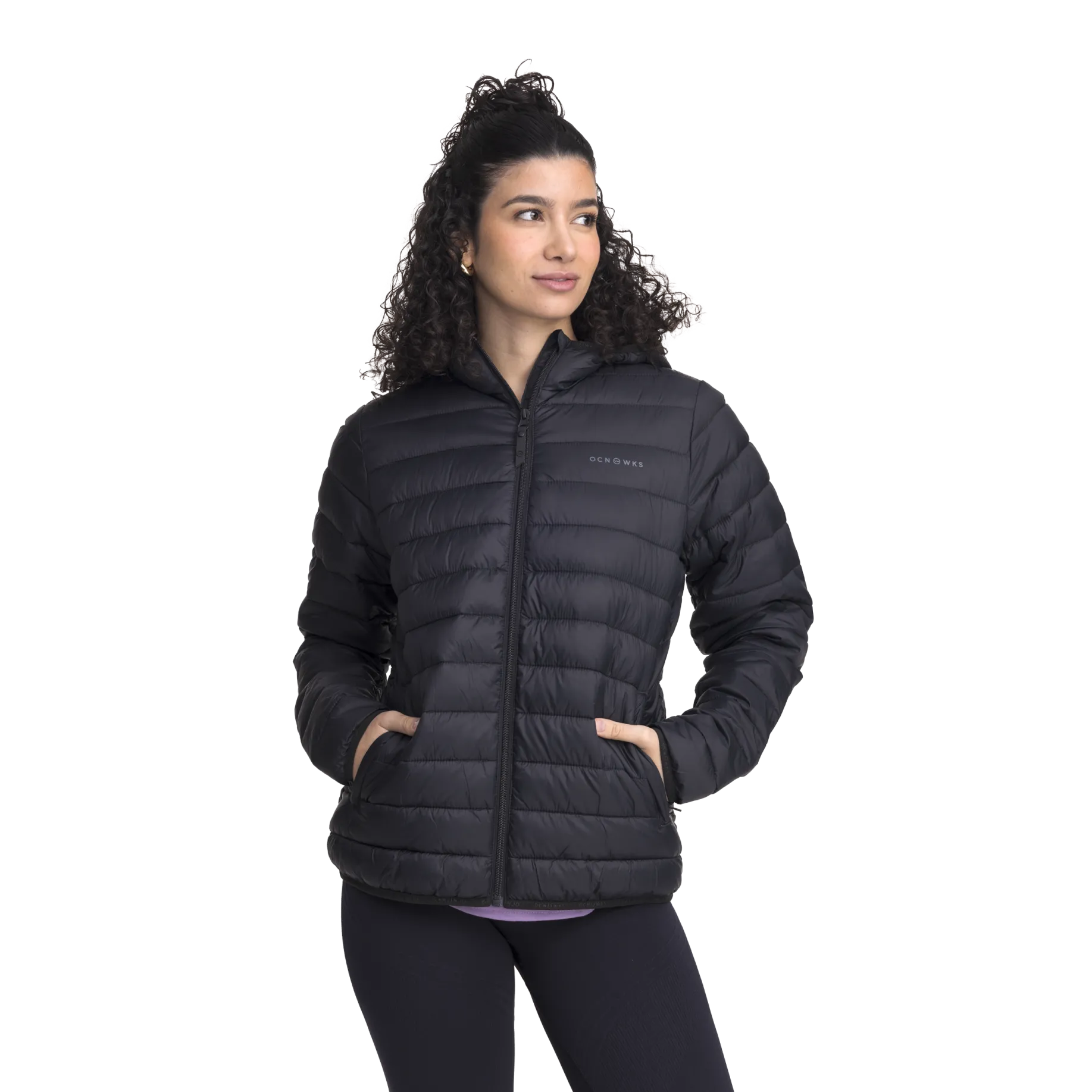 OCEAN WORKSpadded hood jacket w