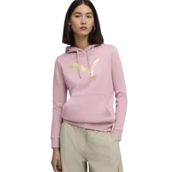 PUMAess metallic hoodie w
