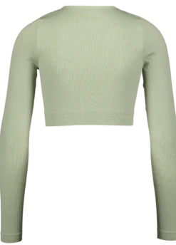 TRIDRIribbed seamless cr ls w