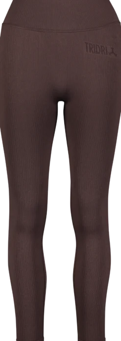 TRIDRIribbed seamless tights w
